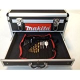 Makita 98C274 Coffret en aluminium avec 37 Accessoires de perçage/vissage Noir