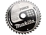 Makita b-08486 makforce Lame de scie circulaire 190 mm x 40 dents alésage 30 mm 1 noir