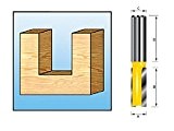 Makita D-10372-Fraise à bois droit à deux tranchants Pince 8 Mm (C) (A) (B) 25 Mm 20 Mm