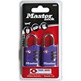 Master Lock 4686EURT Lot de 2 Cadenas TSA 30 mm