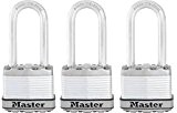 Master Lock M1EURTRILH Lot de 3 cadenas Excell 45 mm