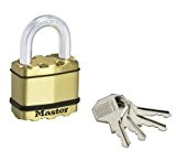 Master Lock M5BEURD Excell Cadenas laminé Finition laiton 50 mm