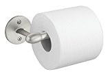 mDesign support de papier toilette – porte-rouleaux pour l’utilisation dans la salle de bain – dérouleur de papier WC à ...