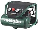 Metabo Power 250 – 10 W OF – 10 CV Compresseur 2 litres sans huile, la construction spéciale