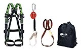 Miller H-Design kit de sécurité antichute avec harnais de sécurité, dispositif de sécurité en hauteur (2 m), crochet et arrêt; ...