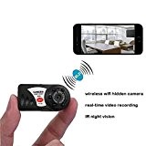 Mini P2P WiFi IP Caméra Portable Espion Mini DV Cam avec Détection de Mouvement et Vision nocturne Pour iPhone/Android Phone/ ...
