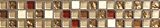 Mosaïque Frise 4,8 cm X 30 cm x 0,8 cm fines bord Border Feature carrelage mosaïque. Mural en Verre et mosaïque Pierre Naturelle ...