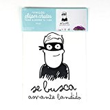 Mr. Wonderful Sticker avec inscription en espagnol "Se busca amante bandido"