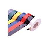 Multicolore PVC Isolation électrique Ruban adhésif Rouleau 19 mm Lot de 10