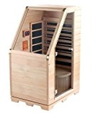 NEWGEN MEDICALS compacte Siège Sauna infrarouge en bois de hemlock, 760 W