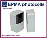 Nice EPMA Photocellules synchronisées résistantes aux cambriolages. Paire de infrarouges externes Capteurs de sécurité! Résistant et anti-vandalisme!!! 12 Vac/24 Vdc, ...