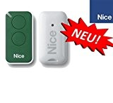 NICE INTI2G vert 2-canaux Télécommande, 433.92Mhz rolling code emetteur. Compatible avec FLOR-S, ONE, FLORE, INTI télécommandes.