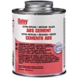 Oatey 30917 ABS Extra Special Cement, Black, 8-Ounce by Oatey