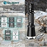 Olight M23 javelot – Lanterne (Clip Flashlight, Noir, Acier inoxydable, IPX8, LED)