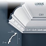 Orac Decor C301 LUXXUS Corniche Moulure Cimaise Décoration de stuc Profil décoratif du mur | 2 m