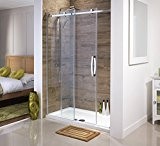 Orca Frameless Sliding Shower Door for Alcoves | All Sizes | High Quality 8mm Toughened Safety Glass with Easy Clean ...