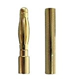 ourbest or 2 mm Bullet plug connecteur Batterie ESC (Lot de 20 paires de)