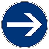 Outibat - Panneaux de signalisation ronds / Sens obligatoire