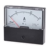 Outil de mesure de courant alternatif 0–30A Panneau rectangulaire analogique pour ampèremètre