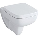 Pack WC suspendu PRIMA STYLE 35x54 cm, 1 cuvette et un abattant à fermeture ralentie, blanc Réf 08395300000100