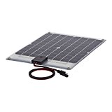 Panneau Solaire 10W Monocristallin Photovoltaïque Souple Flexible - Tous Types de Toits Plats ou Inégaux - Caravane Camping Car Bateau ...
