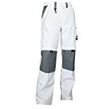 Pantalon de Peintre Bicolore Blanc/Gris Taille 38