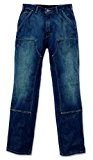 Pantalon de travail Carhartt Jeans Pantalons avant Double EB227, couleur:bleu foncé;pointure:W34/L32