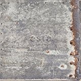 papier peint intissé Haute Définition plaques métalliques gris clair et rouille - 138218 - d'ESTAhome.nl