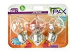 PAX Light AL404 Boule De La Lampe Halogène Set 3 Pièces 42 W E27 220-240