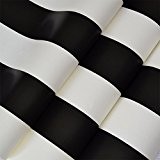 PENGFEI Minimaliste et moderne de papier peint texturé noir vertical chambre salon mur de papier noir et blanc tire contexte ...