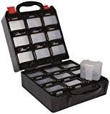 Perel Obb1 Boîte à outils en plastique avec 18 boîtes avec clip pour ceinture