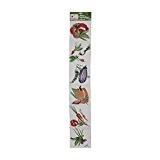 Plage 260561 Smooth – Tiles Stickers pour carrelage Aquarelle légumes, 6 Archet, vinyle, multicolore, 15 x 0,1 x 15 cm