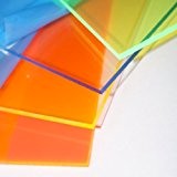 Plaque de verre acrylique polycarbonate fluo