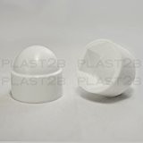 Plast2B - 250 Pièces - Cache Vis-Écrou Hexagonal Pour M10 Clef De 17 Mm - Blanc