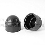 Plast2B - 250 Pièces - Cache Vis-Écrou Hexagonal Pour M10 Clef De 17 Mm - Noir