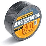 Plastique Dynamics® Chiffon/Duct Tape 48 mm x 50 m X 30 en maille Black x1 Roll