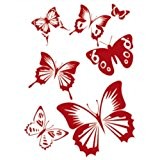 Pochoir de Peinture Murale Motif de Papillon Art Décoration Murale