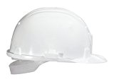 Portwest PS51WHR Workbase Casque de chantier, blanc, 54 – 62 cm
