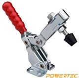 POWERTEC 20305 Vertical Quick-Release Toggle Clamp with 500 lbs Capacity, 12130 by POWERTEC