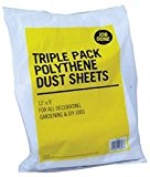 ProDec Triple-polyéthylène Dust Sheet 12 x 9 pi