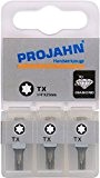 Projahn 1750330–03 1/10,2 cm 25 mm TX30 Diamant Bits – Argent (3 Pièces)
