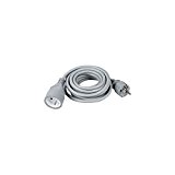 Prolongateur câble souple gris Dhome - H05 VV-F 3G 1,5 mm² - Longueur 3 m