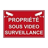 Propriété sous vidéo surveillance - PANNEAU PVC - 300 x 200 mm