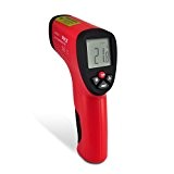 Pyle PIRT25 Thermomètre infrarouge compacte à visée laser Rouge