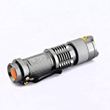 Q5 400LM SA3 7w LED CREE Lampe de Poche Torche Zoomable Mini Flashlight