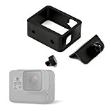 QUMOX Boîtier métallique Boîtier de montage pour GoPro Hero 5 Black Action Camera Noir