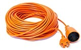 Rallonge câble rallonge d'alimentation Jardin Orange Différentes longueurs 25.0 Meter Orange