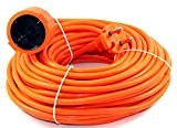 Rallonge de câble orange 20 m de câble électrique - 577 jardin