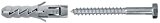 Rawlplug Lot de 8 chevilles en nylon 10 mm avec tire-fonds à tête hexagonale M6 x 60 mm