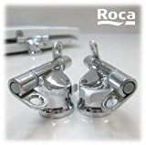 Roca Dama Senso & Giralda Removable Easy Release Toilet Seat Hinges Set (Pair) by Roca